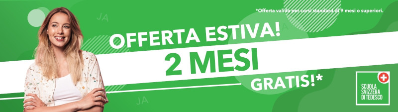 2 mesi di lezioni gratuite - Scuola Svizzera di Tedesco