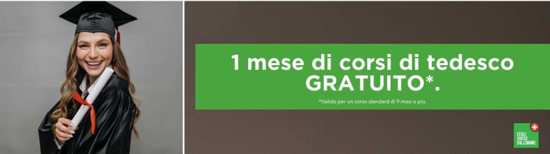 1 mese gratis - scuola svizzera tedesco