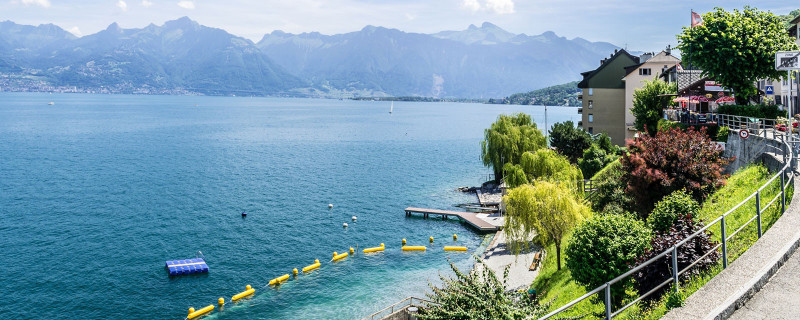 Lezione nella scuola di tedesco a Montreux