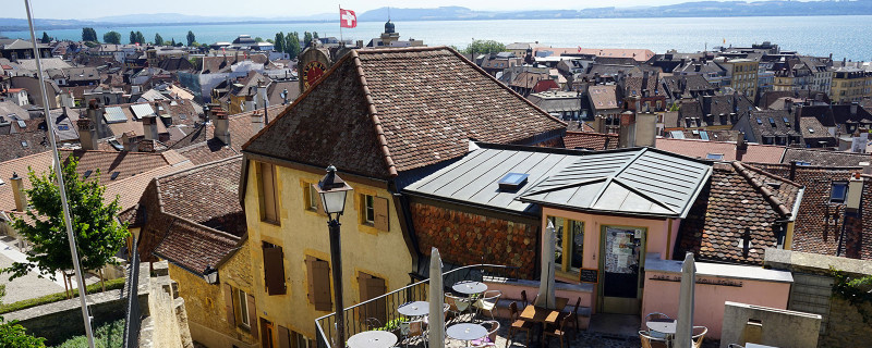 Lezione nella scuola di tedesco a Neuchâtel